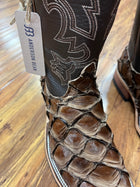 ANDERSON BEAN MENS CHOCOLATE BIG BASS BOOTS