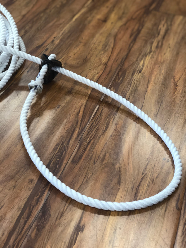 Soga Para Florear .70FT. ALL WHITE TRICK ROPING ROPE