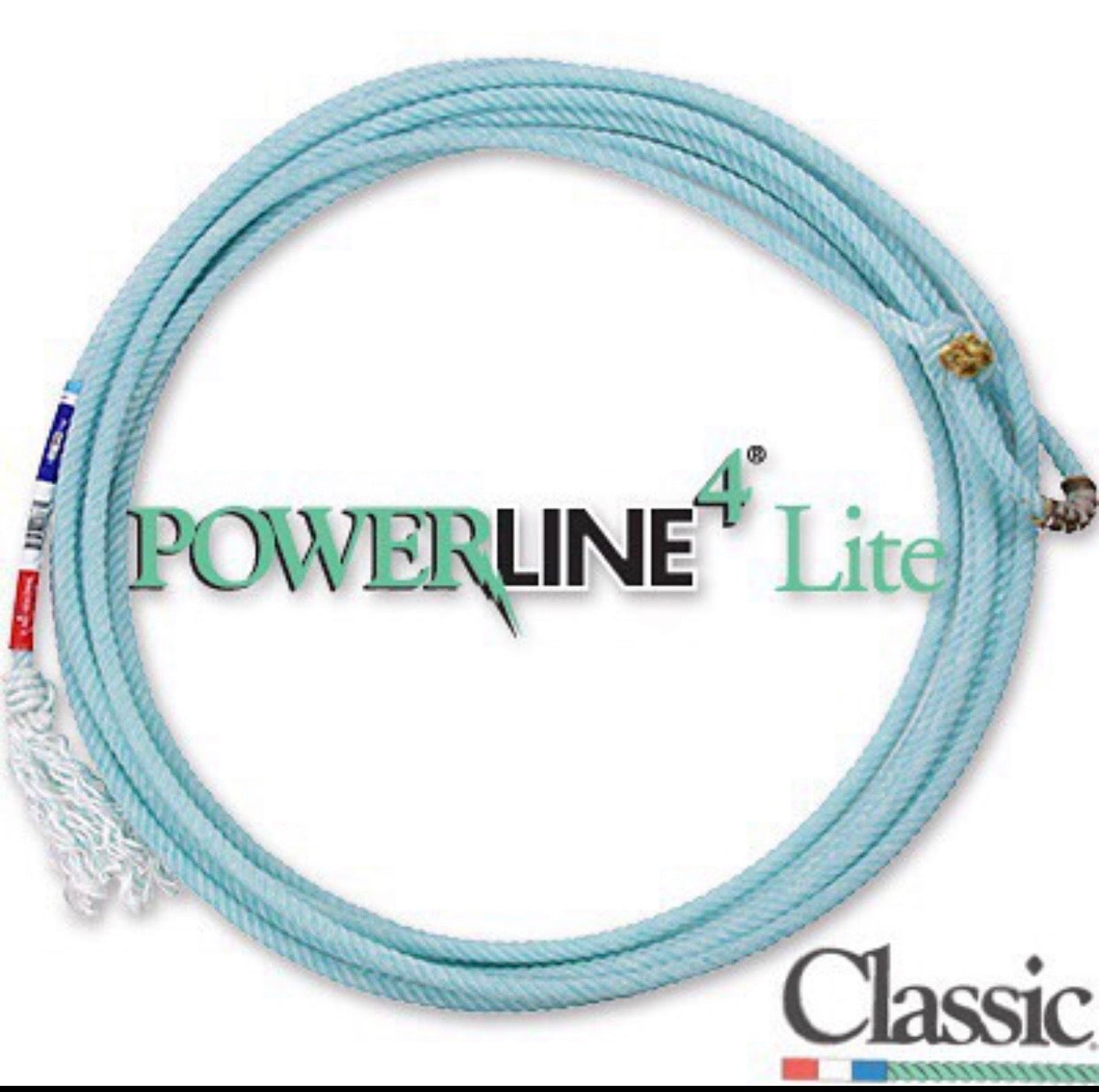 Classic Powerline Lite 3/8 LITE 30' XS HEAD Team Rope 12