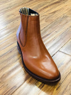WHITE DIAMOND HORMA WELT PIEL NAPA BOTIN CHARRO - COLOR ; TABACO
