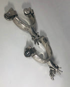 Espuelas Charras finas De Nňio. Handmade Stainless Steel Spurs , HerraduraDeOro - HerraduraDeOro