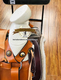 Talabartería Jiménez Montura Charra Con Carona  De Trevor Brazile Relentless Felt Gel Pad Por Cactus.