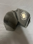 MOŇO CHARRO NEGRO BORDADO EN PLATA A MANO . BLACK CHARRO TIE