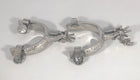 Espuelas Charras finas De Nňio. Handmade Stainless Steel Spurs , HerraduraDeOro - HerraduraDeOro