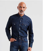 CAMISA VAQUERA LEVIS AZUL. LEVIS BARSTOW WESTERN SHIRT. , HerraduraDeOro - HerraduraDeOro