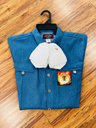 CAMISA CHARRA AZUL *FREE SHIPPING*