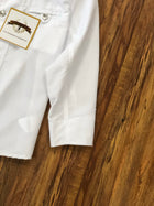 CAMISOLOA CHARRA COLOR BLANCA DE NIŇO. WHITE COLOR KIDS CHARRO SHIRT