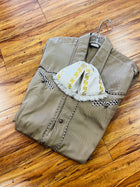 CAMISA CHARRA COLOR CAFE *FREE SHIPPING* - HerraduraDeOro