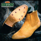 New Botine De  La Barca De Gamuza Color Camel.  La Barca Men's Suede Botin Charro Color Camel