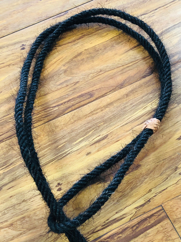RIENDAS CHARRAS. DE CERDA DE CABALLO. CHARRO REINS. MADE FROM HORSE HAIR.