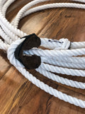 Soga Para Florear . 40FT. ALL WHITE TRICK ROPING ROPE.