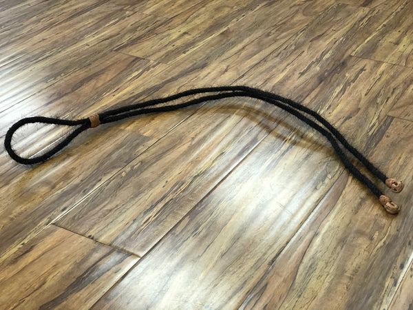 REINDAS DE CHARRO DE CERDA DE CABALLO.  BRAID HORSE HAIR REINS , HerraduraDeOro - HerraduraDeOro