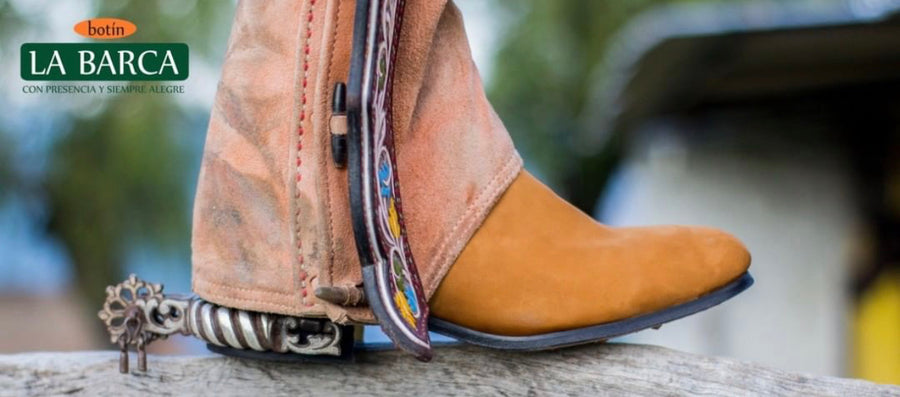 New Botine De  La Barca De Gamuza Color Camel.  La Barca Men's Suede Botin Charro Color Camel