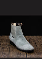 BOTINE CHARRO COLOR GRIS DE GAMOSA