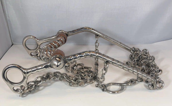 FRENO CHARRO DE ACERO CON COBRE , HerraduraDeOro - HerraduraDeOro