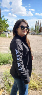 Ariat Ladies New Team Black Softshell Full-Zip Jacket