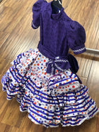 VESTIDO DE ESCARAMUZA DE NINA. ESCARAMUZA DRESS 3-4 YEAR OLD , HerraduraDeOro - HerraduraDeOro