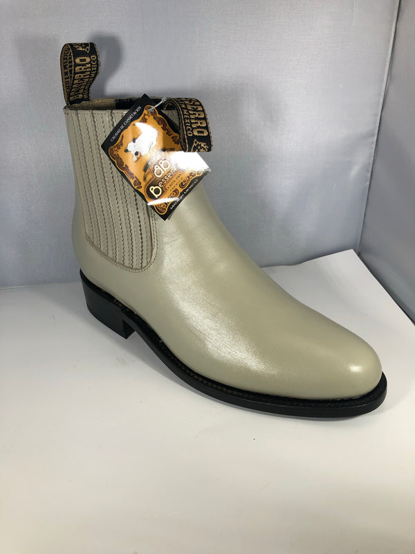 BOTINE CHARRO EL BESSERRO. MEXICAN ANKLE BOOTS , HerraduraDeOro - HerraduraDeOro