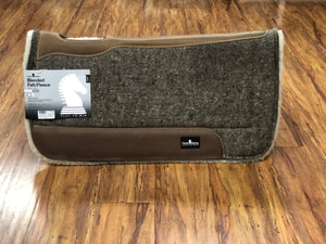 Classic Equine Blended Horse Saddle Pad Felt Fleece , HerraduraDeOro - HerraduraDeOro