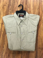 CAMISOLOA CHARRA COLOR CAFE. LIGHT BROWN COLOR CHARRO SHIRT , HerraduraDeOro - HerraduraDeOro