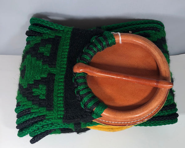 CINCHO DE  CHARRO COLOR VERDE CON NEGRO.  CHARRO CINCH. GREEN AND BLACK COLOR , HerraduraDeOro - HerraduraDeOro