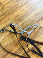 BOSA DE CADENA DE CABALLO. PLASTIC COVER NOSE - COMBO HACKAMORE.