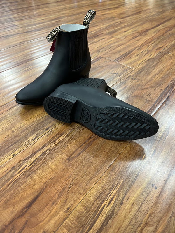 Botines Charros Grasso Original El Besserro Color Negro