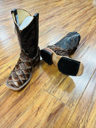 ANDERSON BEAN MENS CHOCOLATE BIG BASS BOOTS
