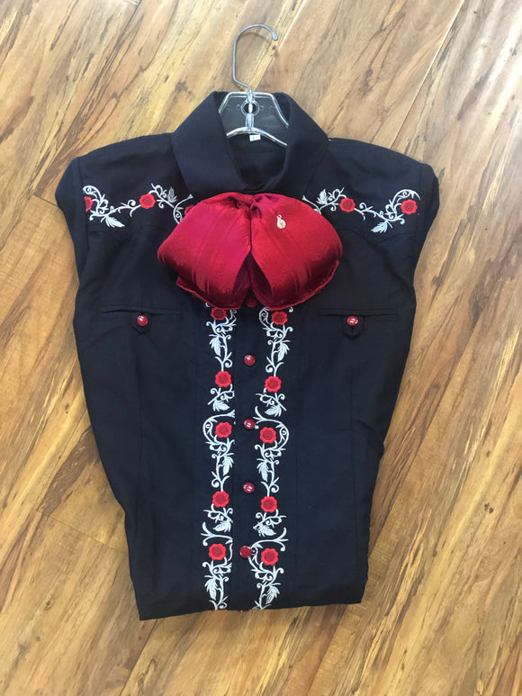 CAMISA CHARRA BORDADA