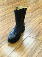 BOTA DE CIERRE EN COLOR CAFE PARA ADULTO.  BROWN ENGLISH  ZIPPER BOOT