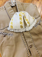 CAMISA CHARRA COLOR CAFE *FREE SHIPPING* - HerraduraDeOro