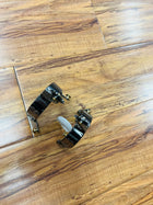 Silver Steel Rock Grinder Roping Spurs