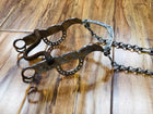 FRENO CHARRO DE ACERO CON COBRE. SWEET IRON CORRECTION MOUTH HORSE BIT