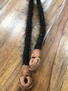 REINDAS DE CHARRO DE CERDA DE CABALLO.  BRAID HORSE HAIR REINS , HerraduraDeOro - HerraduraDeOro