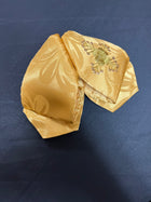 MOŇO CHARRO ORO BORDADO EN ORO A MANO . GOLD CHARRO TIE