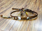 Rawhide Braided Futurity Brow Headstall , HerraduraDeOro - HerraduraDeOro