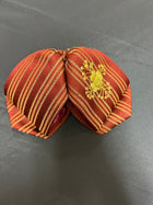 MOŇO CHARRO ROJO BORDADO EN ORO A MANO . RED CHARRO TIE