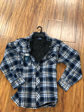 Wrangler Men's Color Plaid Quilted Lined Snap Western Flannel Shirt