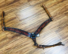 PECHOS PARA MONTURA. CHOCOLATE FLORAL BREASTCOLLAR , HerraduraDeOro - HerraduraDeOro